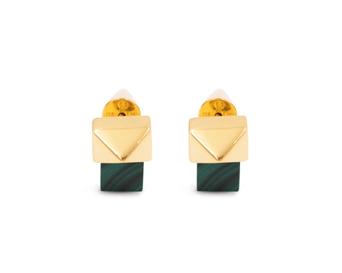 Scala Drop Earrings Gold